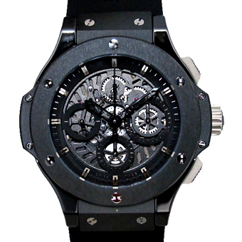 HUBLOT ウブロ ビッグバン コピー 310.CM.1110.RX アエロバン オールブラック クロノグラフETA7750搭載